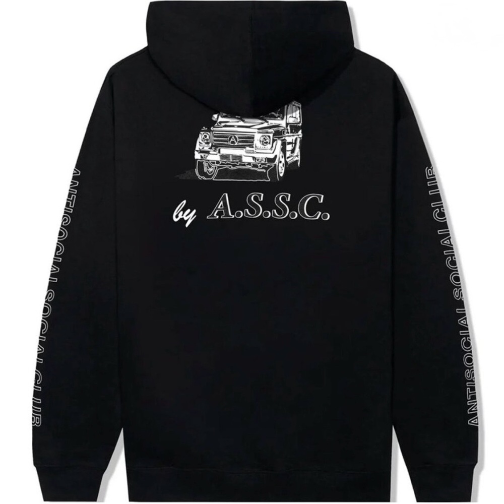 Anti Social Social Club Berlin Mercedes G Wagon Hoodie Black Medium NWT